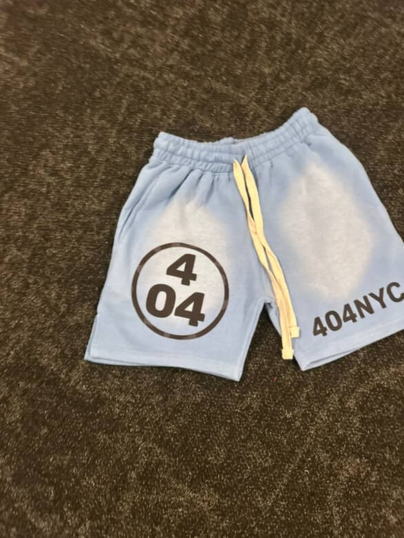 Sky Drop Blue 404 Shorts