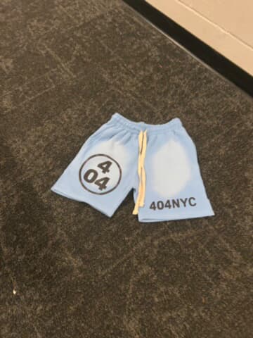 Sky Drop Blue 404 Shorts
