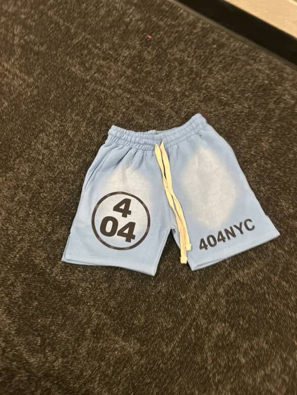 Sky Drop Blue 404 Shorts