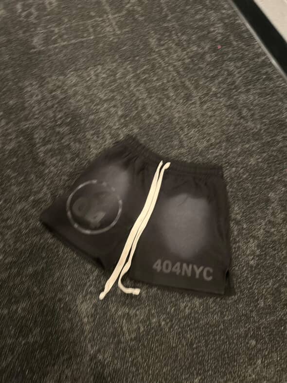 Eclipse Black 404 Shorts