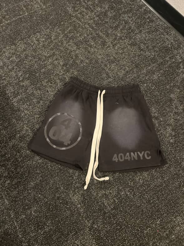 Eclipse Black 404 Shorts